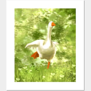 Running Happy Goose Posters and Art